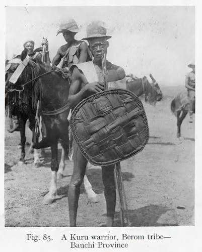 A kuru warrior berom tribe