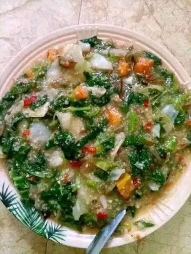 Berom gwate — a dish of the berom people