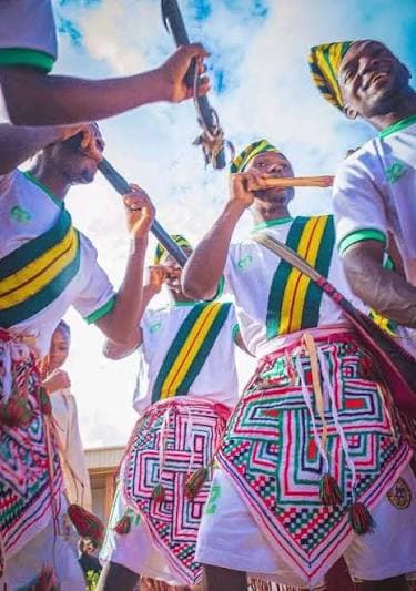 Mwaghuvul dancers — dancers in performance