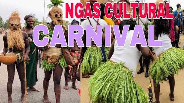 Ngas cultural carnival — dancers in performance