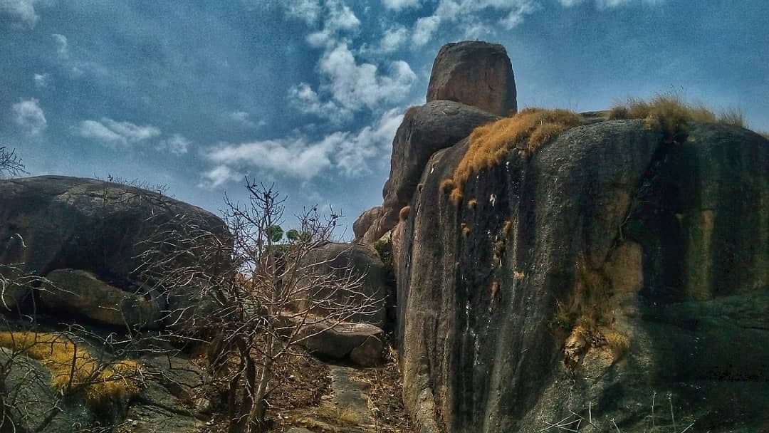 This is a landscape view of Shere hills in Jos North Local government area of Plateau State.